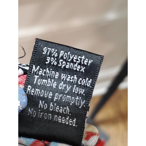 Win Win Women's Multicolor Polyester Mid Rise Slit Accents Trouser Size X-Large - Picture 7 of 12